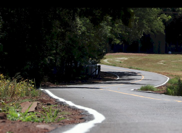 Asfaltamento e sinalização são concluídos nas Linhas Bandeirantes e Concórdia