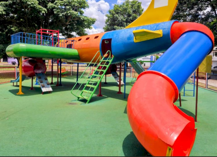 Prefeitura fará manutenção no “Aviãozinho” da Praça da Bíblia, em Nova Santa Rosa