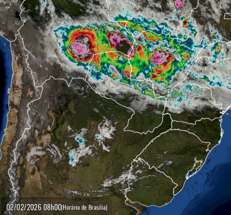 Previsão do tempo para os próximos 3 dias indica calor e chance de tempestades na microrregião de Marechal Cândido Rondon