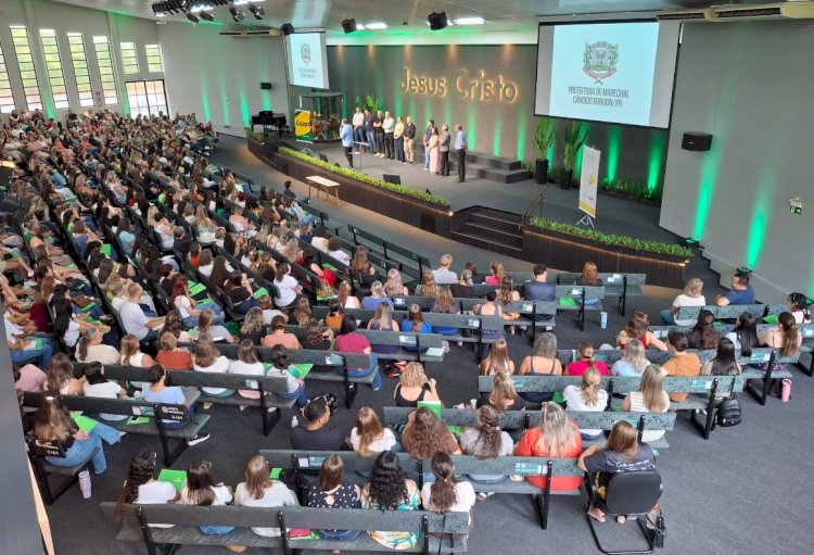 Semana Pedagógica 2026 é iniciada em Marechal Cândido Rondon