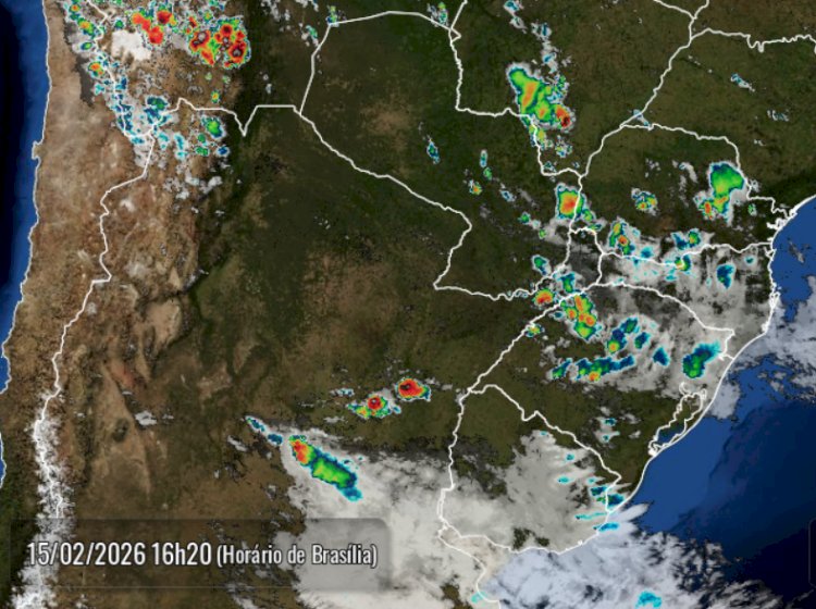 Núcleo de instabilidade avança pelo Paraguai e pode provocar pancadas isoladas no Oeste do Paraná