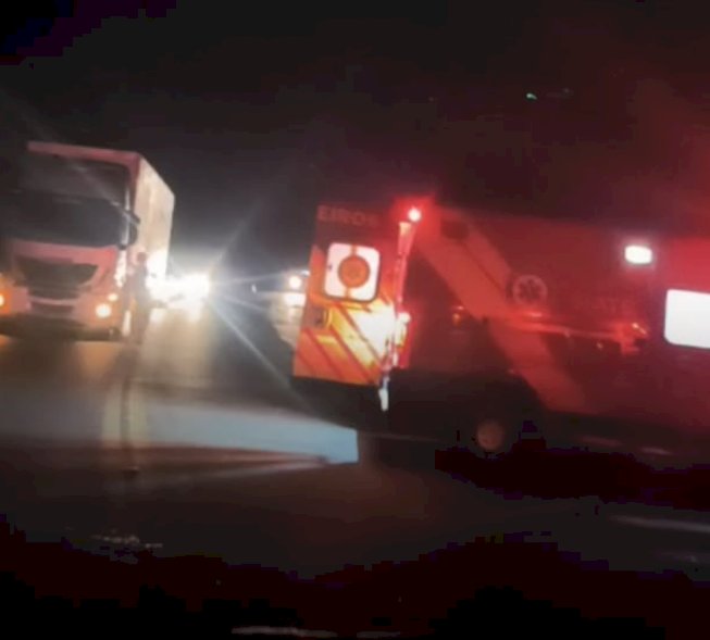 ATENÇÃO: Grave acidente entre carreta e carro deixa feridos na BR-163, entre Marechal Rondon e Mercedes