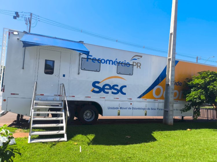 Nova Santa Rosa lança Unidade Móvel OdontoSesc em parceria com o Sistema Fecomércio