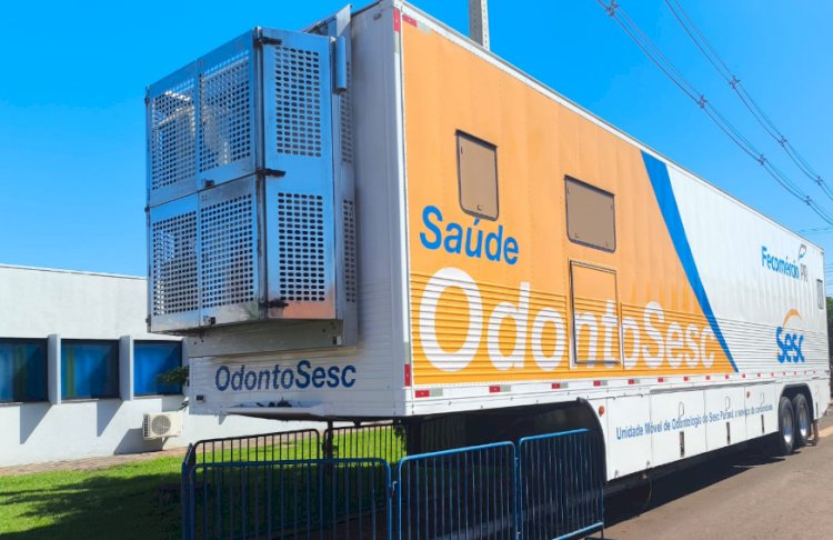 Nova Santa Rosa lança Unidade Móvel OdontoSesc em parceria com o Sistema Fecomércio