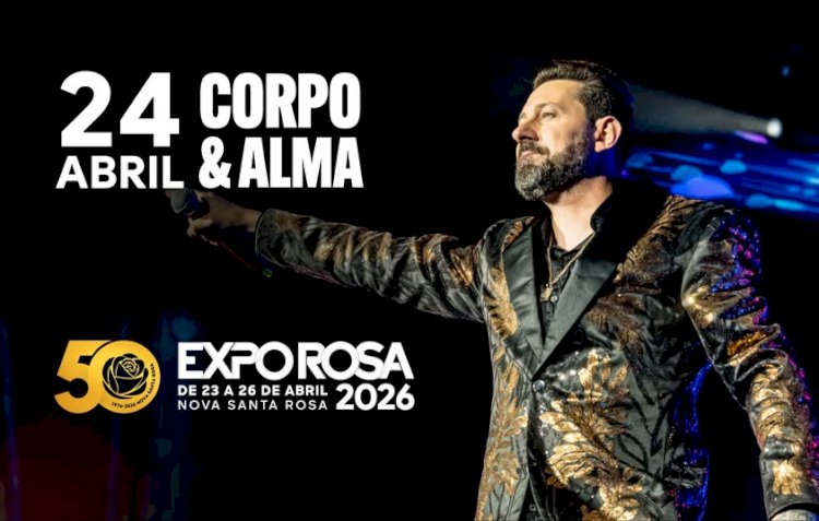Banda Corpo & Alma é confirmada na Expo Rosa 2026 com show gratuito