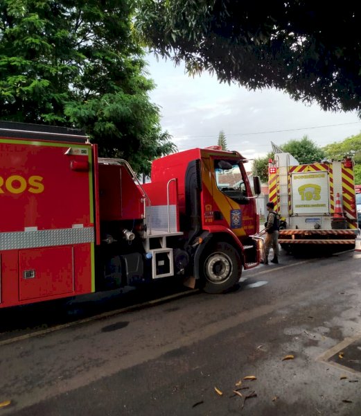 Incêndio em Marechal Rondon mobiliza bombeiros e SAMU