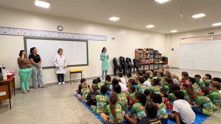 Dia B de Saúde Bucal mobiliza alunos e reforça prevenção em Nova Santa Rosa