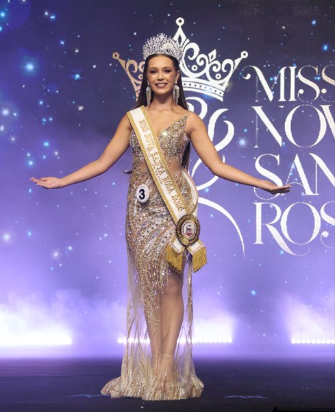 Laiane Vanessa Leske é eleita Miss Nova Santa Rosa 2026 em noite de festa e grande público