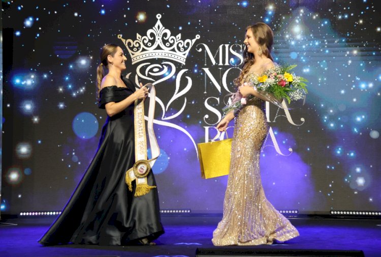 Laiane Vanessa Leske é eleita Miss Nova Santa Rosa 2026 em noite de festa e grande público