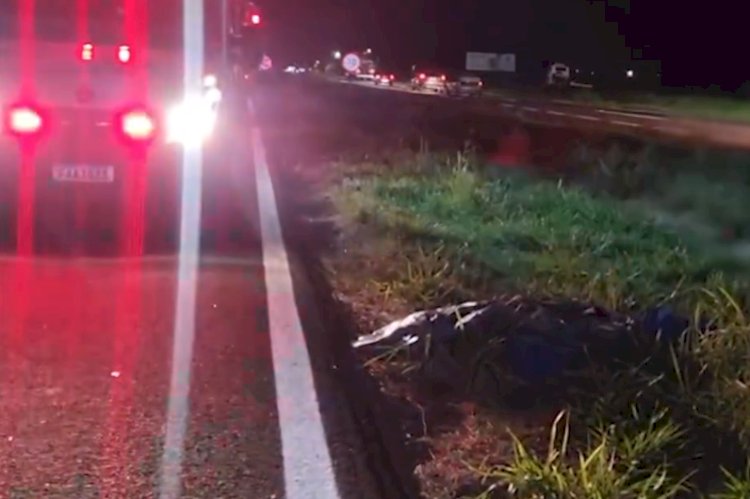 Quarto atropelamento no fim de semana termina com morte de idoso na BR-163, em Sede Alvorada