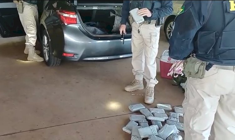 PRF apreende mais de 58 quilos de maconha em duas ocorrências na  região