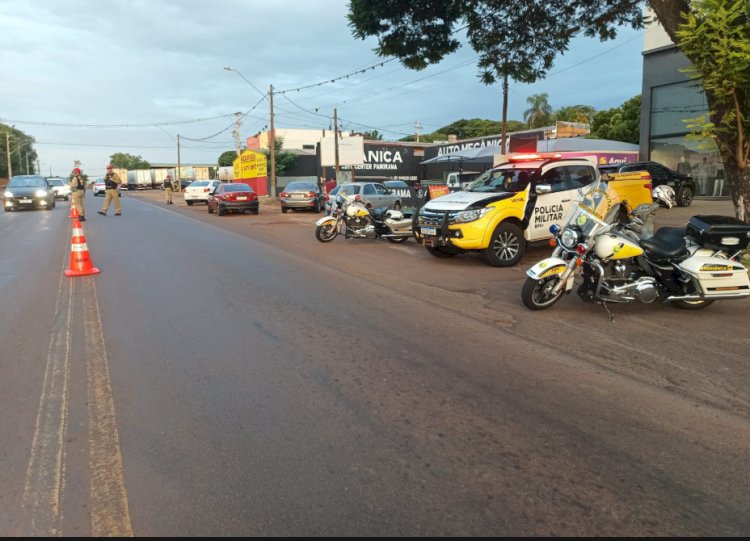 Operação Tiradentes flagra excesso de velocidade e 12 motoristas ligados ao consumo de álcool no Oeste do Paraná