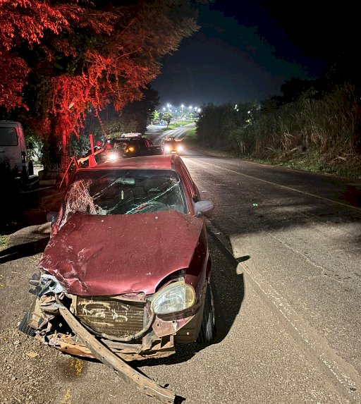 Acidente na PR-317 em Toledo deixa um homem ferido