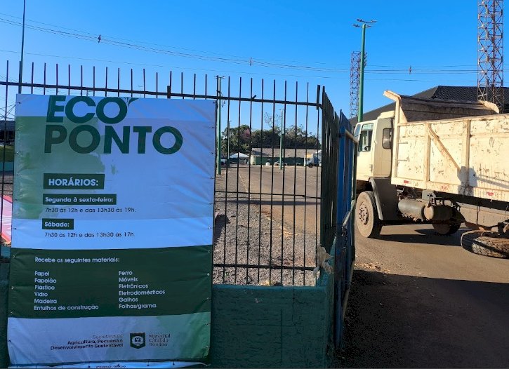 Ecoponto de Marechal Cândido Rondon terá atendimento especial no feriado