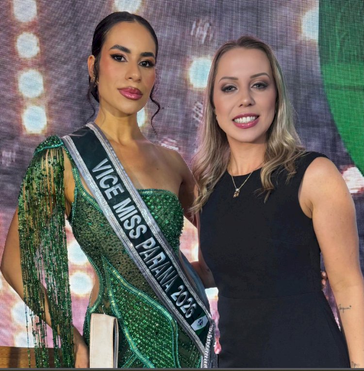 Rondonense conquista título de Vice Miss Paraná e destaca beleza local em concurso estadual