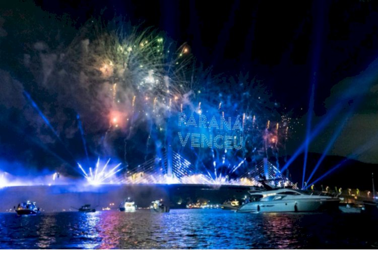 Show de luzes, drones e música emociona o público e celebra entrega da Ponte de Guaratuba 01/05/2026 - 20:17