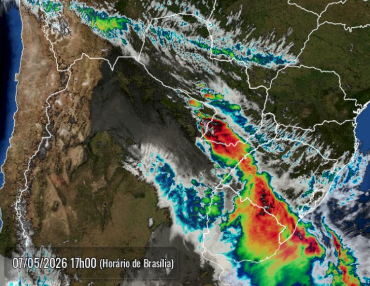 Temporal provoca destruição, deixa cidades sem energia e bloqueia rodovias no RS