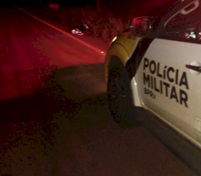 Pedestre morre atropelado na PR-495 entre São Clemente e Entre Rios do Oeste