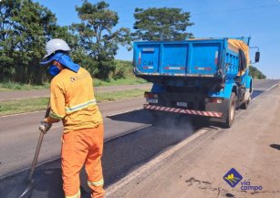 Via Campo realiza obras e intervenções em  Marechal Rondon e outras rodovias do Paraná nesta semana