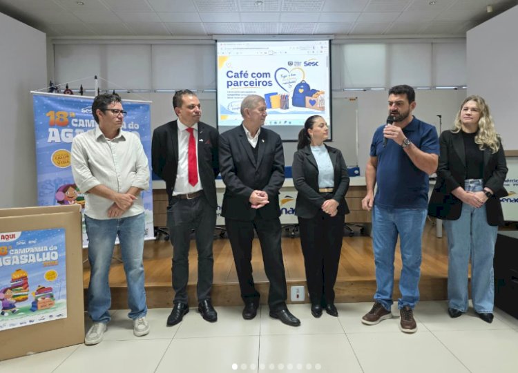 Café com parceiros marca lançamento da Campanha do Agasalho em Marechal Rondon