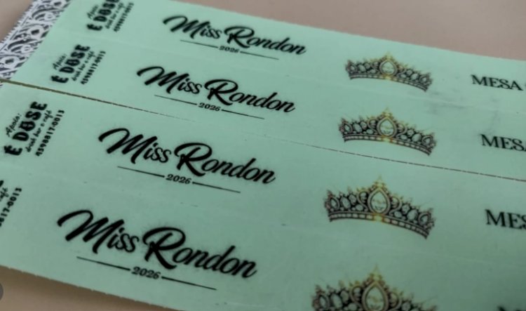 Ingressos individuais para o Miss Rondon 2026 começam a ser vendidos nesta quarta-feira