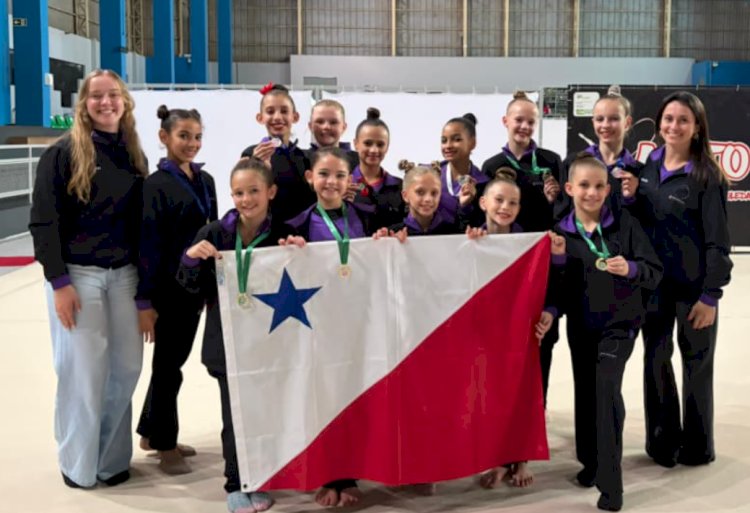 Nova Santa Rosa conquista excelentes resultados na Copa Oeste de Ginástica Rítmica 2026