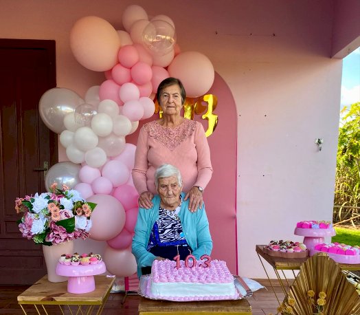 Pioneira de Planalto do Oeste celebra 103 anos de vida em Nova Santa Rosa