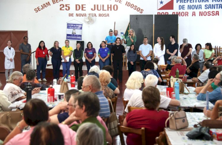 Programa Saúde em Equilíbrio reúne expressiva participação no Clube de Idosos 25 de Julho em Nova Santa Rosa