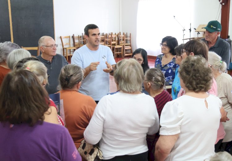 Programa Saúde em Equilíbrio reúne expressiva participação no Clube de Idosos 25 de Julho em Nova Santa Rosa