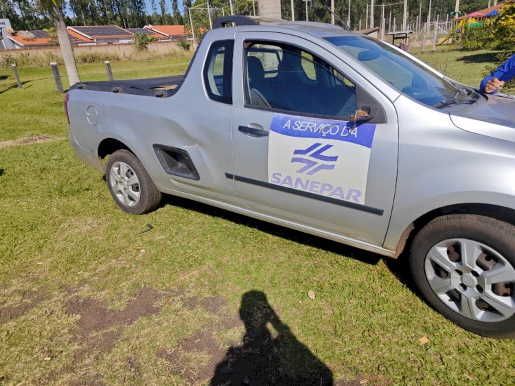 Colisão lateral deixa ferido na PR-496 em Terra Roxa