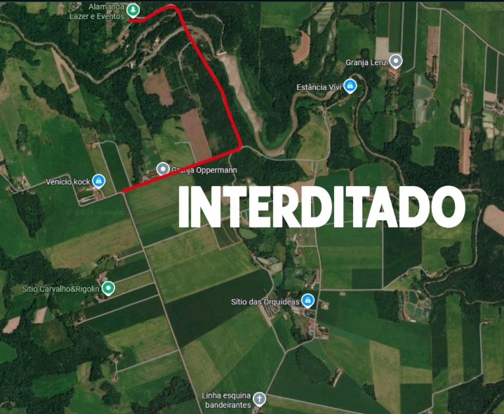 Obras de asfalto interditam trecho entre a Linha Bandeirantes e a Usina da Cercar, em Novo Três Passos