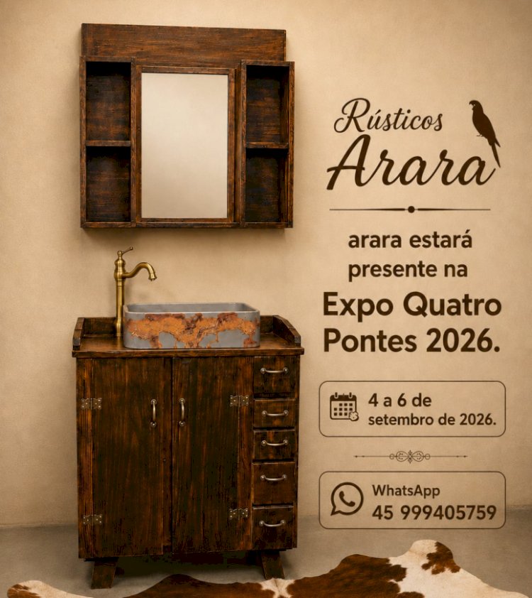 Móveis rústicos ganham protagonismo e valorizam ambientes com história e personalidade