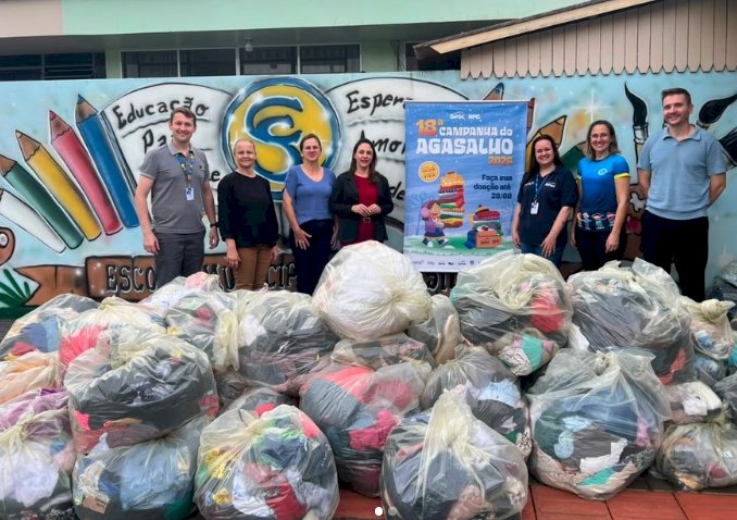 Campanha do agasalho beneficia alunos e famílias de escolas municipais de Marechal Cândido Rondon
