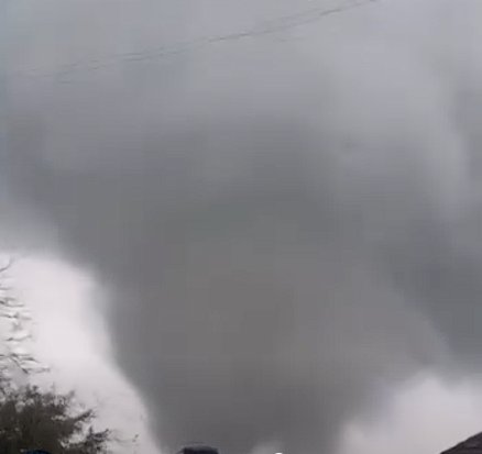Tornado é registrado em Pedro Osório, no Sul do RS,