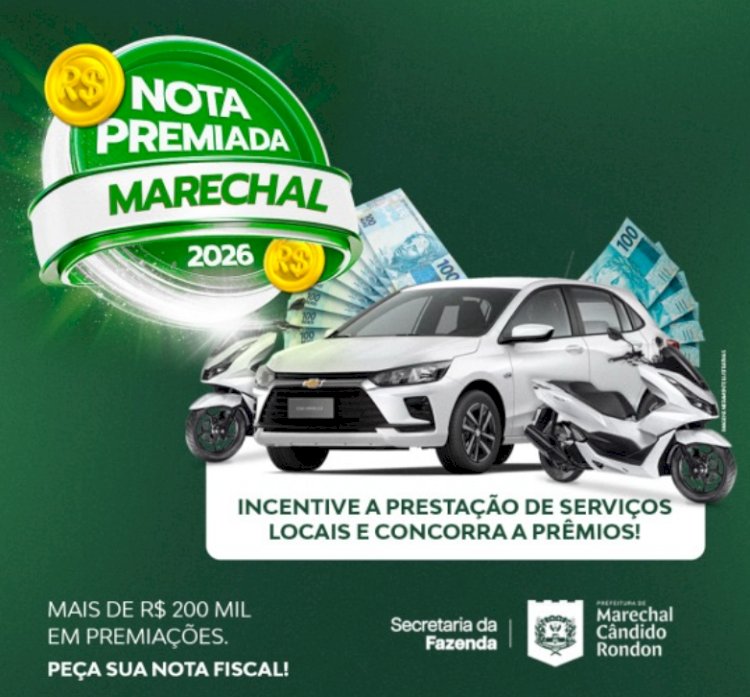 Quarta etapa da Nota Premiada Marechal 2026 divulga lista de ganhadores