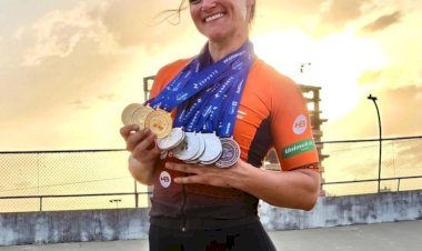Câmara de Marechal Rondon homenageará ciclista Maria Tereza Müller com Medalha de Honra ao Mérito