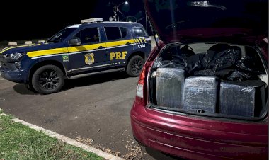 PRF prende foragido e apreende 416 quilos de maconha na  região do lago de Itaipu