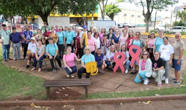 1ª Caminhada do Dia do Idoso e do lançamento do Outubro Rosa  é realizado em Nova Santa Rosa