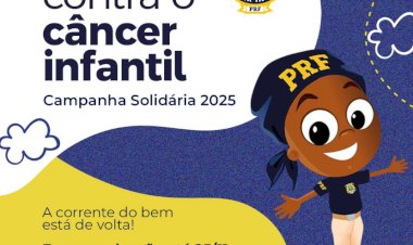 PRF realiza campanha de arrecadação para crianças em tratamento contra o câncer no Paraná