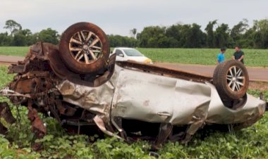 ATUALIZADO:  Três vítimas de acidente em Mercedes são transferidas para hospitais da região