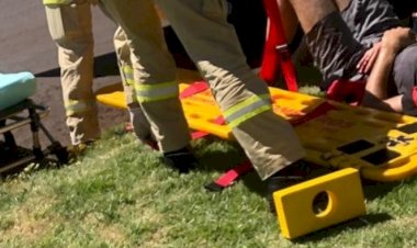 Motociclista fica ferido após colisão com Cruze em Marechal Cândido Rondon