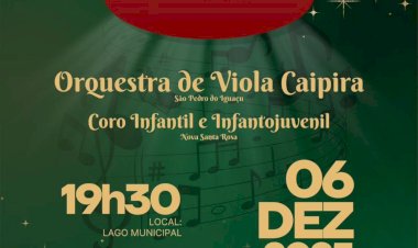 Noite de Luz acontece na noite de hoje (06) no Lago Municipal de Nova Santa Rosa