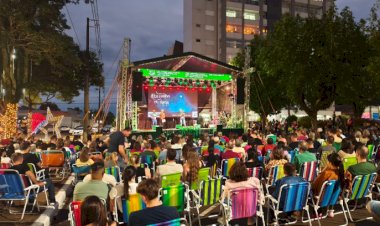 Natal Luz e Encanto ilumina a noite desta terça-feira dia 09