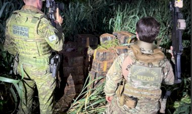 BPFRON e Polícia Federal apreendem mais de uma tonelada de maconha em Terra Roxa