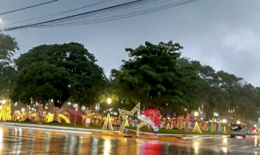 “Natal Luz e Encanto”: visita à casinha do Papai Noel é suspensa nesta sexta devido à chuva