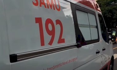 Motociclista foge após colisão no cruzamento da Rua Ceará com a 15 de Novembro em Marechal Rondon