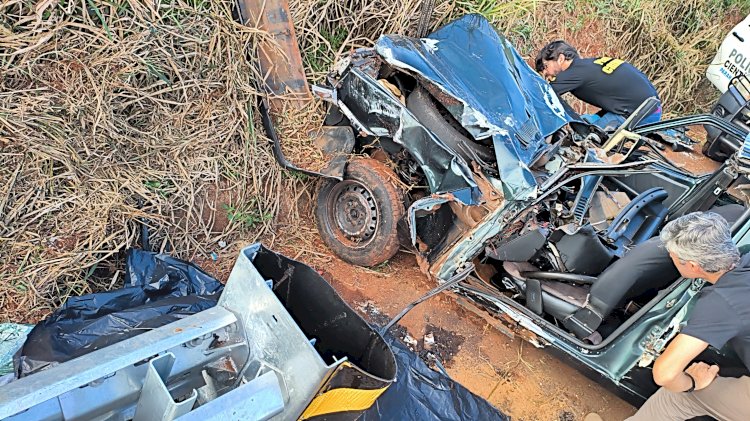 Acidente com vítima fatal  entre Iporã e Francisco Alves