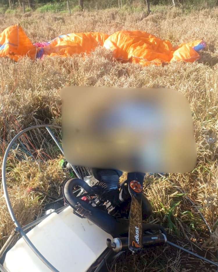 Empresário de Medianeira morre em acidente de paramotor em Missal