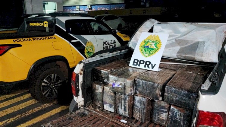 ROTAM recupera veículo furtado com quase 800 kg de maconha em Toledo