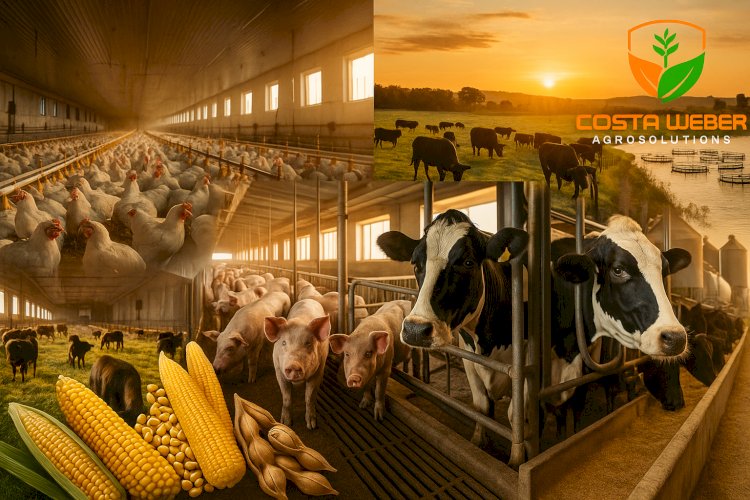 Custo e Consumo de Ração na Pecuária do Oeste do Paraná: Frango, Suíno, Boi de Corte, Leite e Tilápia (27/08/2025)